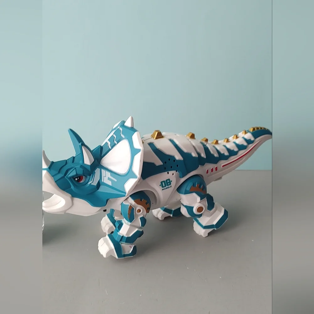 Vivar Toys Mega Triceratops Robot Movements Light Up & Sounds 8+ Good Co…